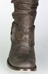 40890 Cuadra Shaft Boots Lizard Brown