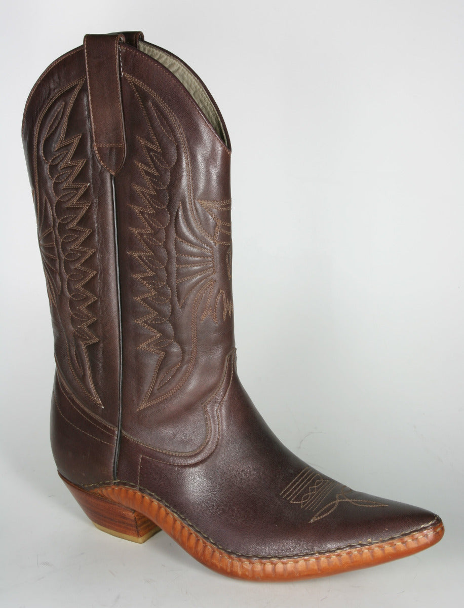 321 Don Quixote cowboy boots Opanke Brown