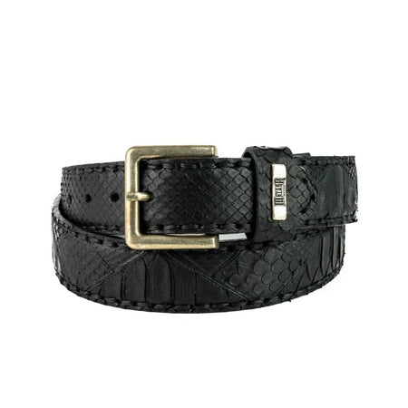 1020 Mayura Gürtel Python Black