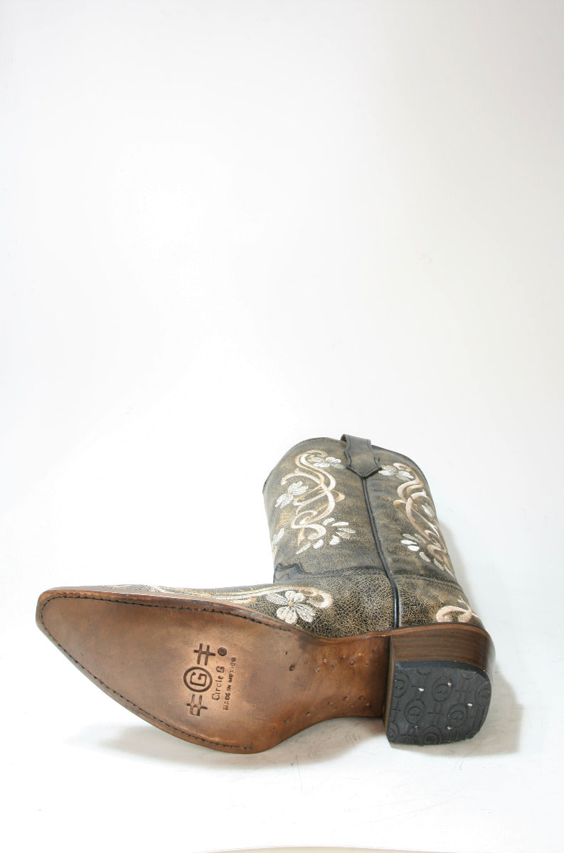 L5175 Corral Boots Circle G Multi Floral