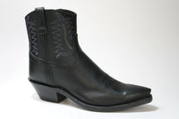 1629 Old West Bornes Black Stiefeletten