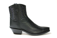 1629 Old West Bornes Black Stiefeletten