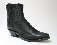 1629 Old West Bornes Black Stiefeletten