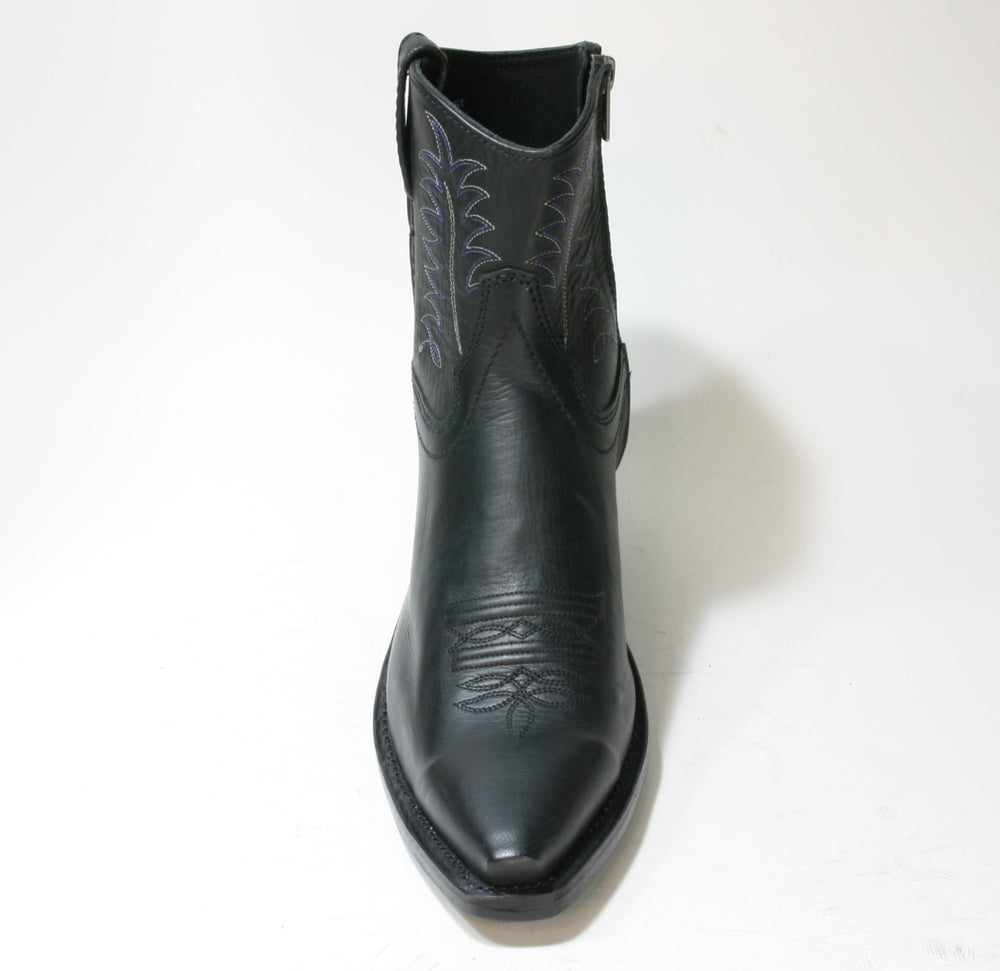 1629 Old West Bornes Black Stiefeletten