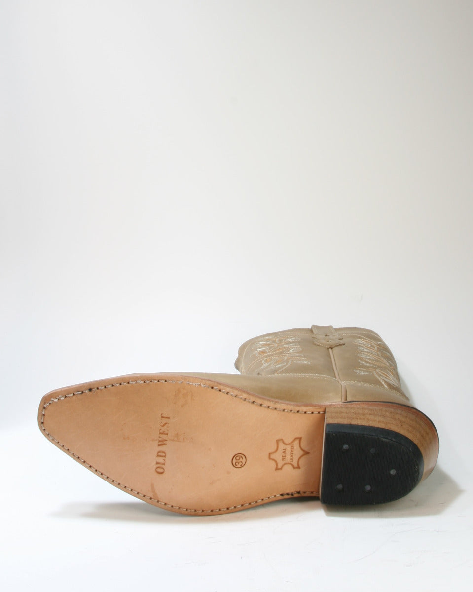 LF 1669 E Old West Cowboyboots Dawney Cactus Ivory