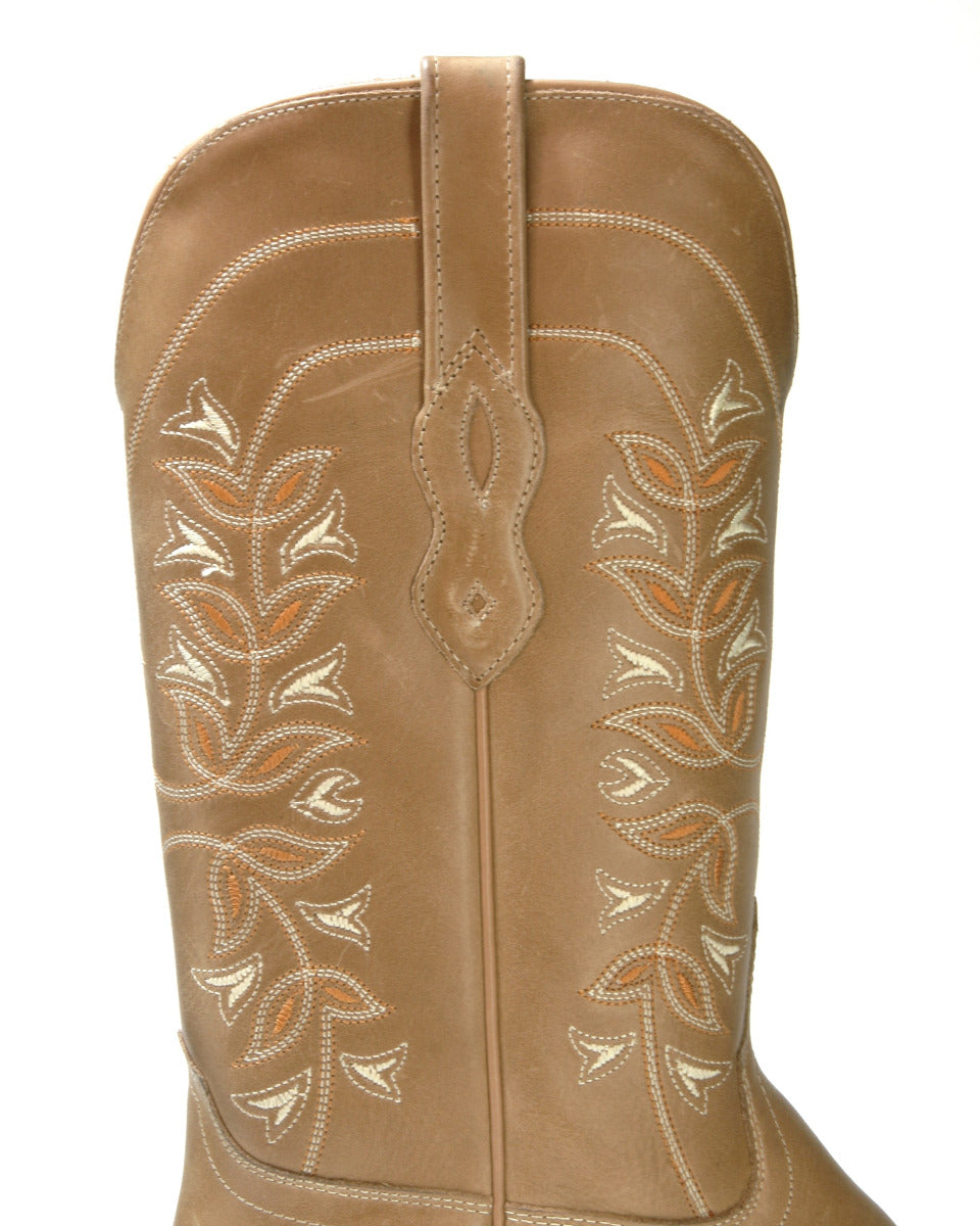 LF 1669 E Old West Cowboyboots Dawney Cactus Ivory
