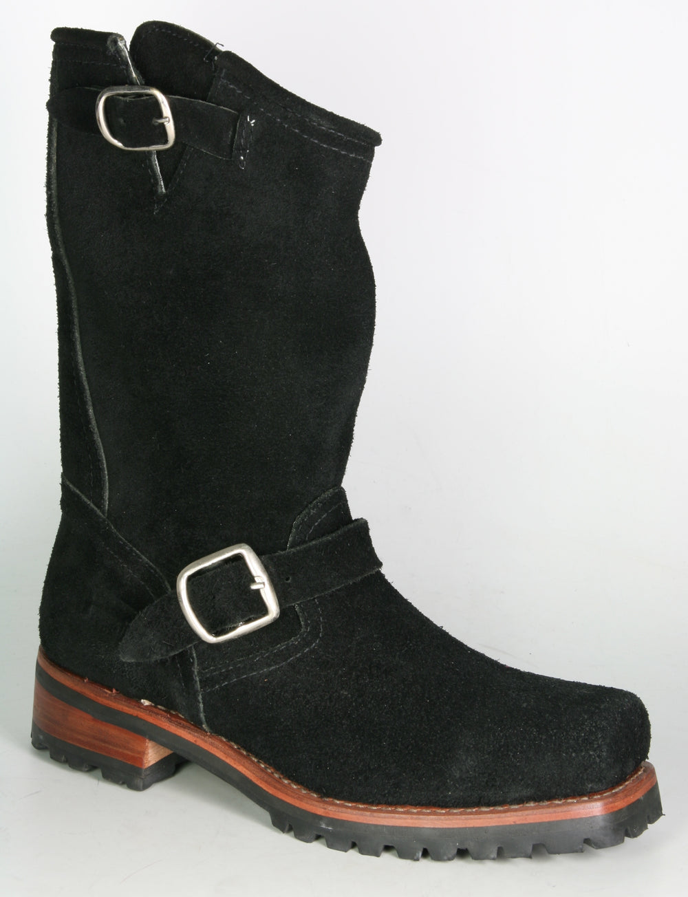 Logger 24 Paraiso Bikerboots Wildleder Black