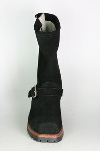 Logger 24 Paraiso Bikerboots Wildleder Black