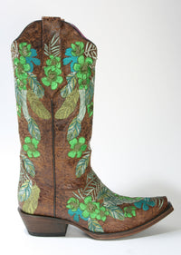 5003 Matera Cowboystiefel Green Fowerpower