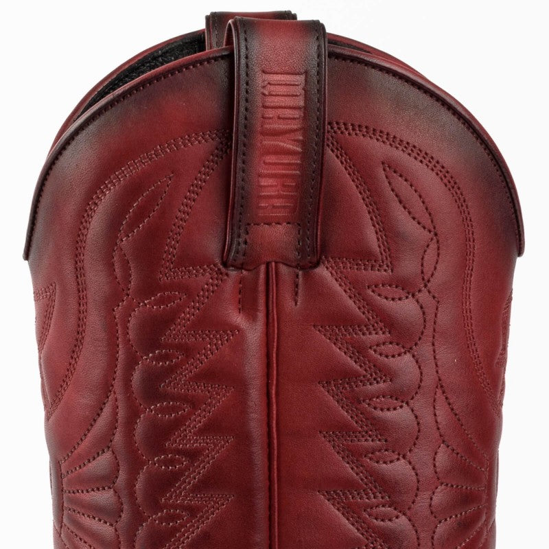 1920 Mayura Cowboystiefel Vintage Rojo