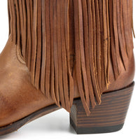 2475 Mayura fringe boots Fado Cuero Bohostyle