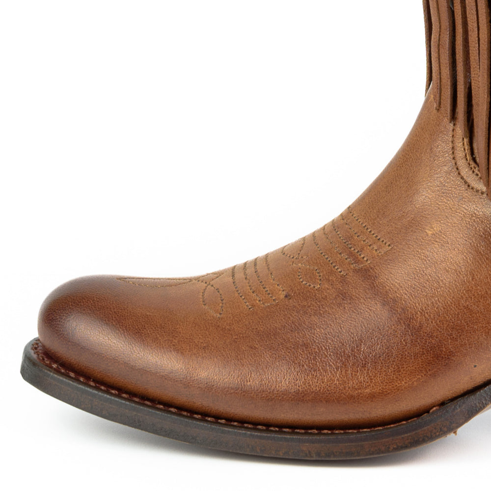 2475 Mayura fringe boots Fado Cuero Bohostyle