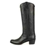 2600 Mayura Cowboystiefel Langschaft Nappa Black