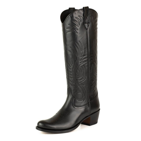 2600 Mayura Cowboystiefel Langschaft Nappa Black