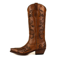 2669 Mayura cowboy boots Pull Grass Castano
