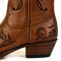 2669 Mayura cowboy boots Pull Grass Castano