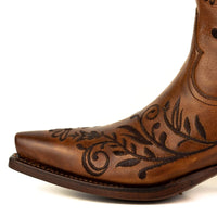 2669 Mayura cowboy boots Pull Grass Castano