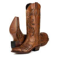 2669 Mayura cowboy boots Pull Grass Castano
