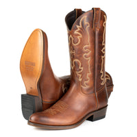 2627 MAYURA cowboy boots Castano
