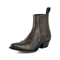 2496 Mayura Boots Stiefeletten Python Marron