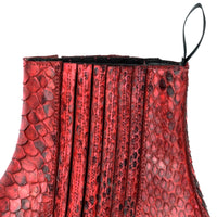 2496 Mayura Boots Ankle Boots Python Rojo