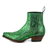 2496 Mayura Boots Ankle Boots Python Verde