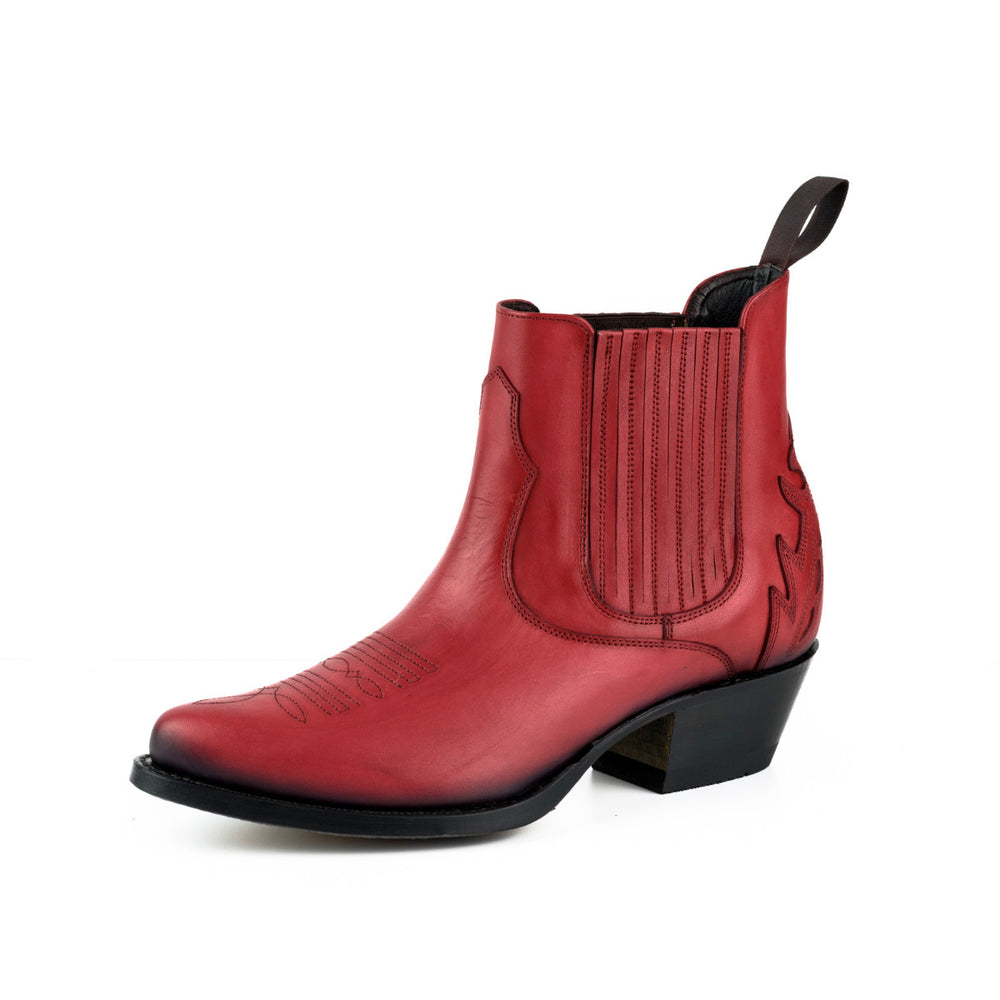 2487 Mayura Boots Cowboy ankle boots red