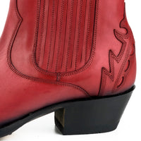 2487 Mayura Boots Cowboy ankle boots red