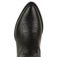 2666 Mayura cowboy boots WINGS Black Afelpado