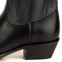 2666 Mayura cowboy boots WINGS Black Afelpado