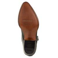 2666 Mayura cowboy boots WINGS Black Nappa White Split Suede