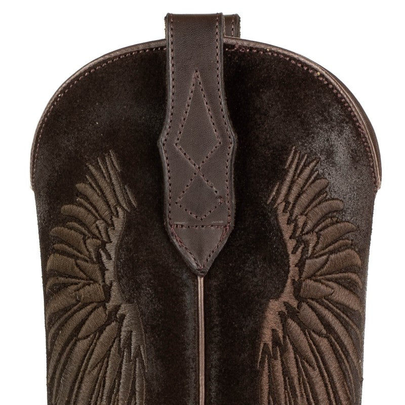 2666 Mayura Cowboystiefel WINGS Brown Nappa Brown Split Suede
