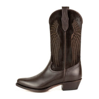 2666 Mayura Cowboystiefel WINGS Brown Nappa Brown Split Suede