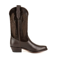 2666 Mayura Cowboystiefel WINGS Brown Nappa Brown Split Suede