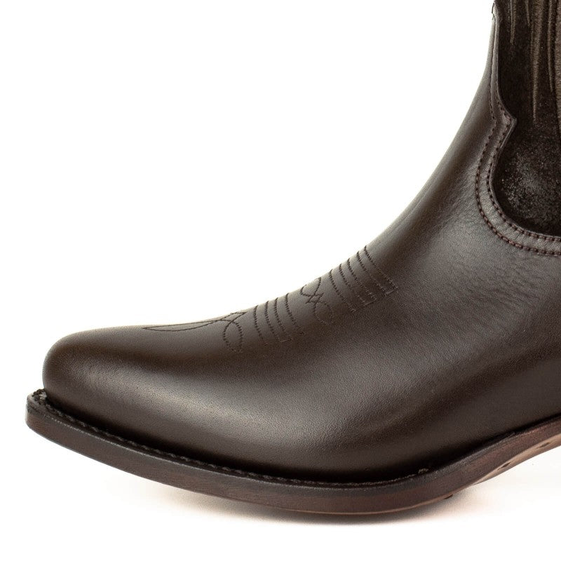 2666 Mayura Cowboystiefel WINGS Brown Nappa Brown Split Suede