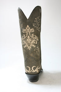 1587 OLD WEST Cowboyboots Abilene Vintage Charcoal