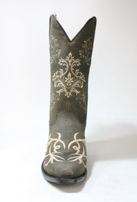 1587 OLD WEST Cowboyboots Abilene Vintage Charcoal