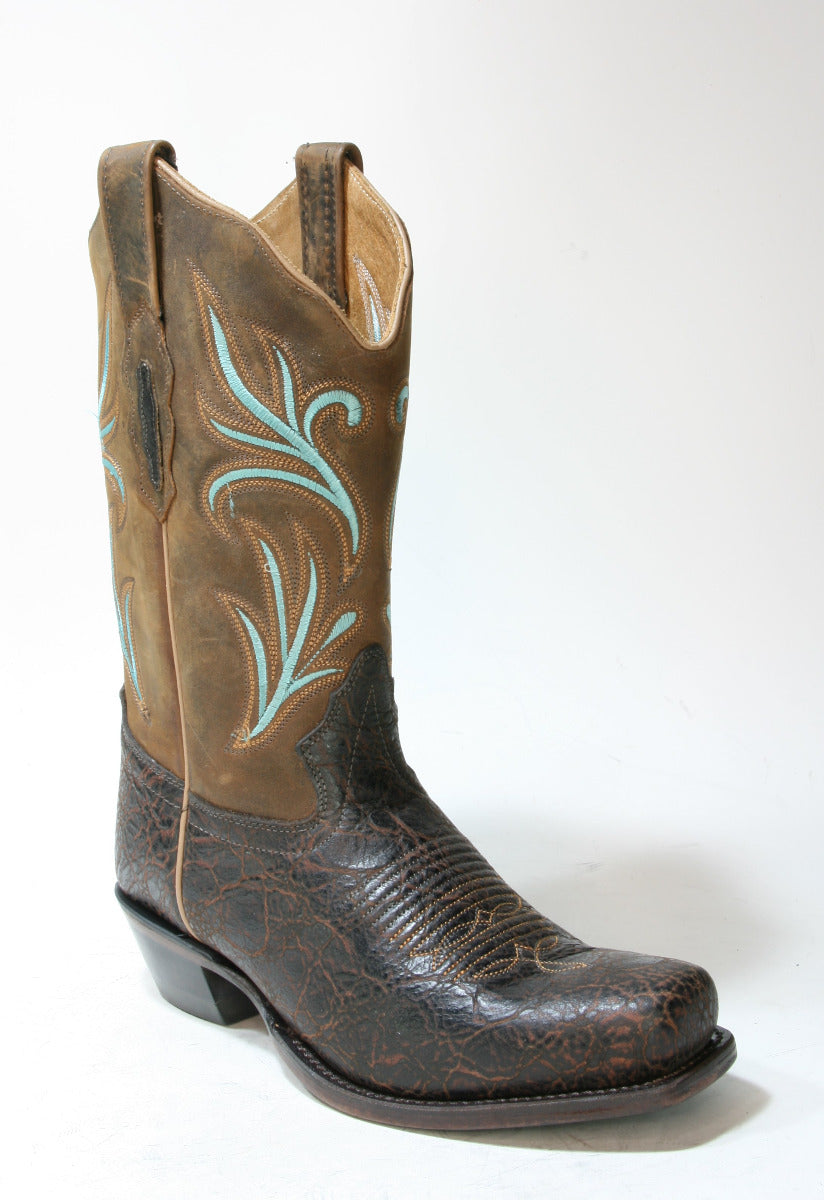 18010 OLD WEST Cowboystiefel Pueblo Brown