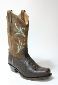 18010 OLD WEST Cowboystiefel Pueblo Brown