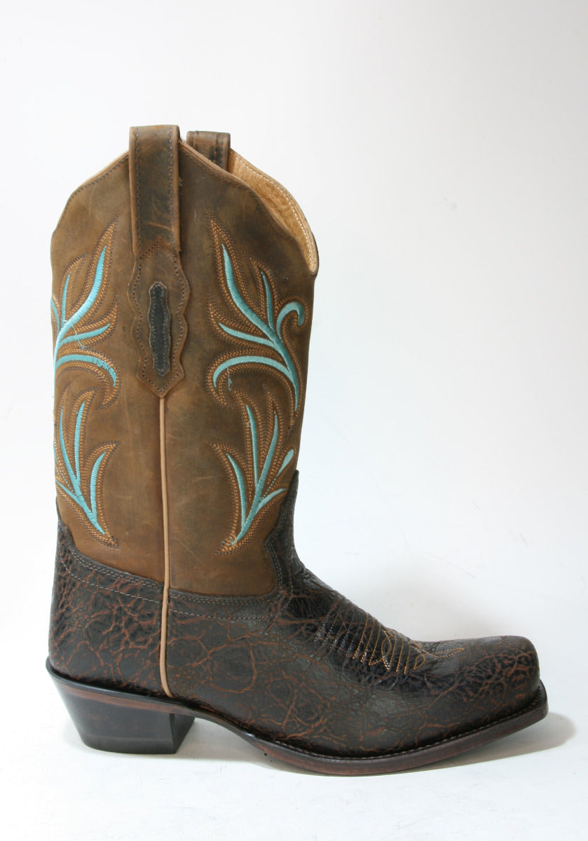 18010 OLD WEST Cowboystiefel Pueblo Brown
