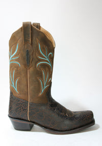 18010 OLD WEST Cowboystiefel Pueblo Brown