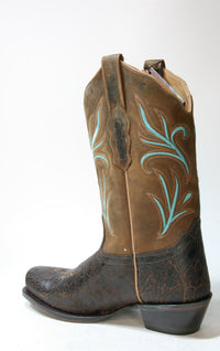 18010 OLD WEST Cowboystiefel Pueblo Brown
