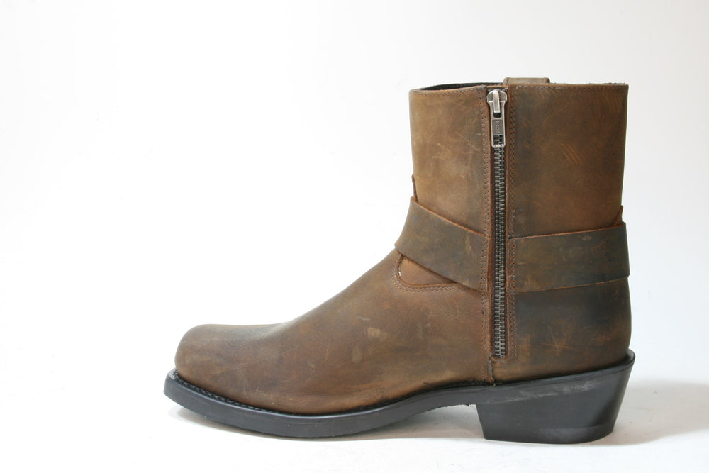 2059 OLD WEST Route 66 Bikerboots Brown