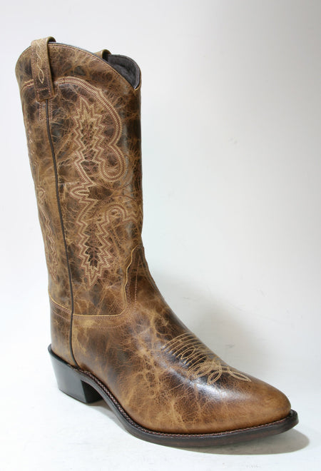 2042 OLD WEST Placerville Brown Lasy Cowboystiefel