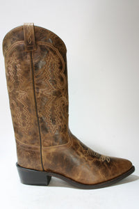2042 OLD WEST Placerville Brown Lasy Cowboystiefel