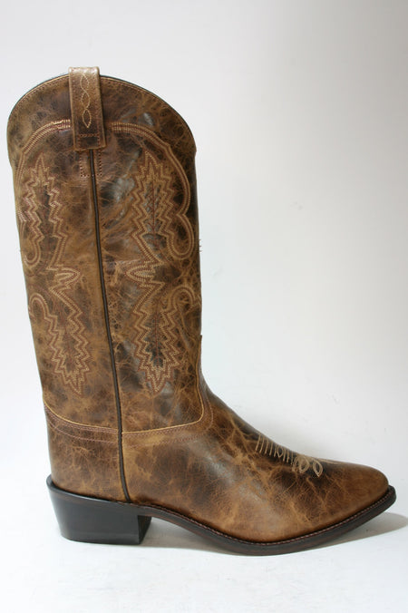 2042 OLD WEST Placerville Brown Lasy Cowboystiefel