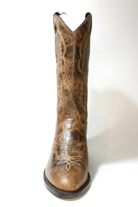 2042 OLD WEST Placerville Brown Lasy Cowboystiefel