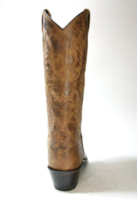 2042 OLD WEST Placerville Brown Lasy Cowboystiefel