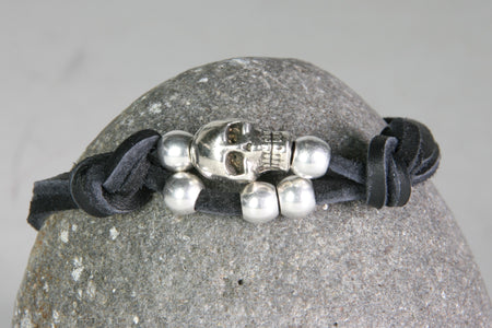 P458 Lederarmband Hardwear Barcelona skull