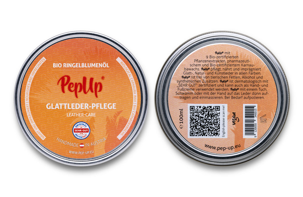 PepUp Lederpflege mit Bio Ringelblumenöl [100 g]